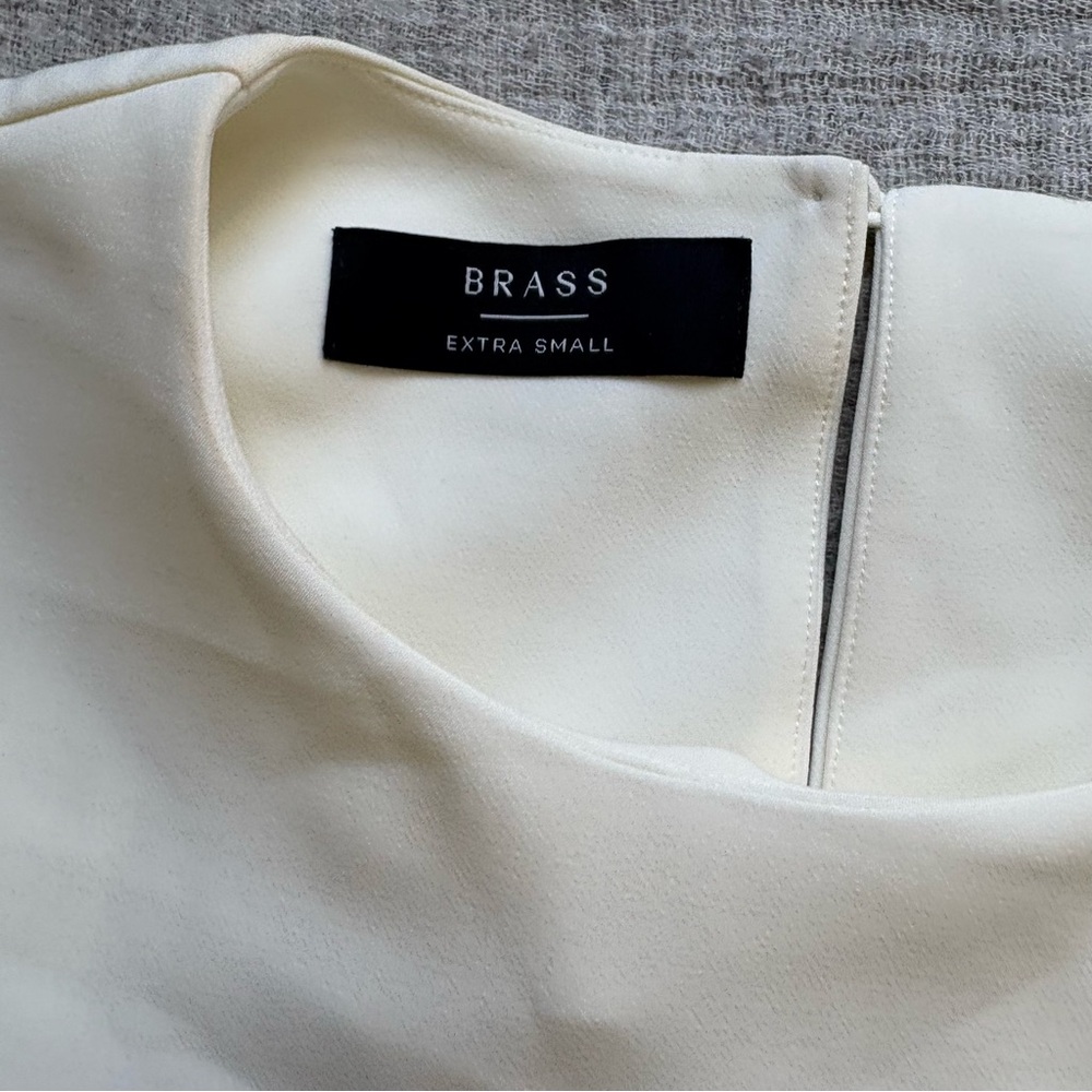 Brass Structured Cream Top - Picture 2 of 5